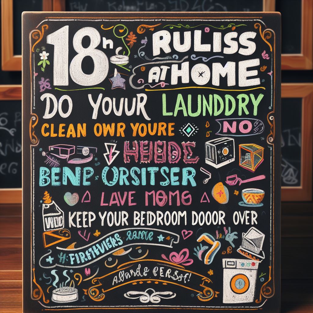 Rules for 18 Year Olds Living at Home