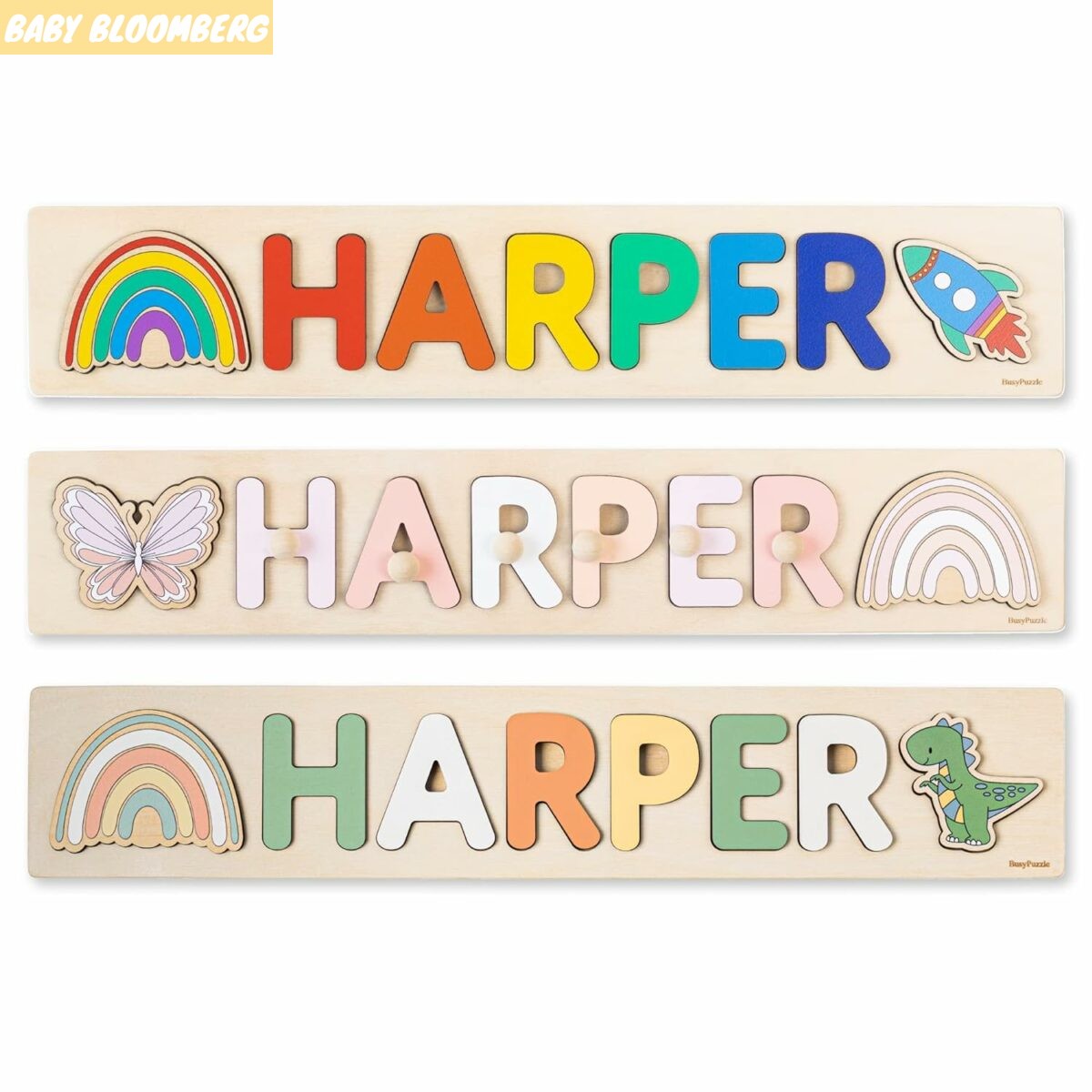 personalized name puzzle wooden